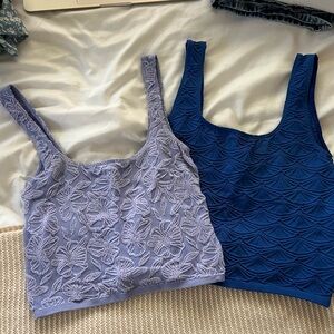 Anthropologie seamless textured tank top - 2 pack